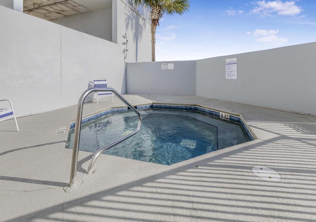 Outdoor hot tub