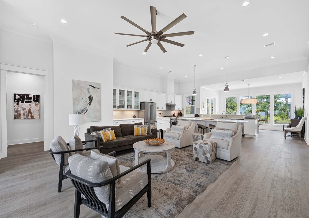 Spacious and open living space