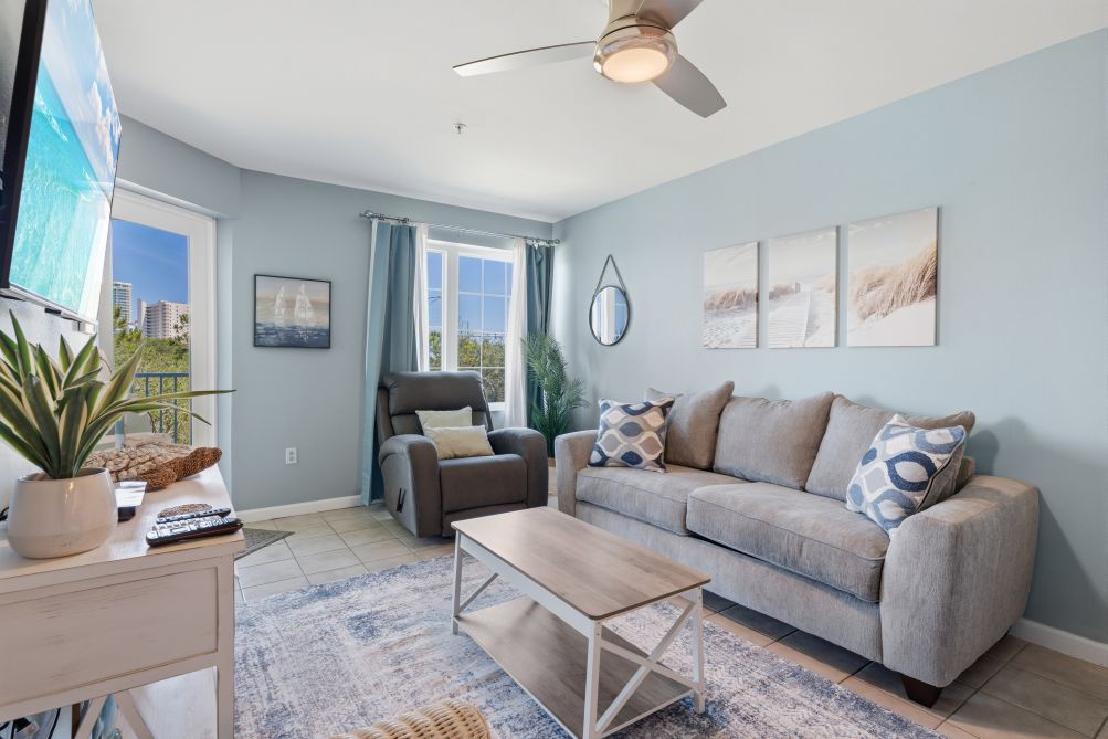Comfortable living room seating