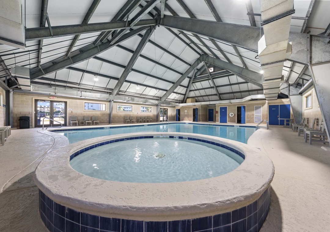 Indoor hot tub