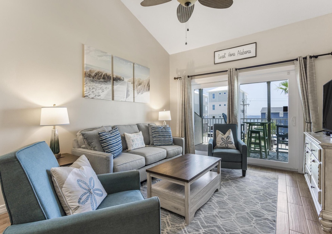 Comfortable living room seating