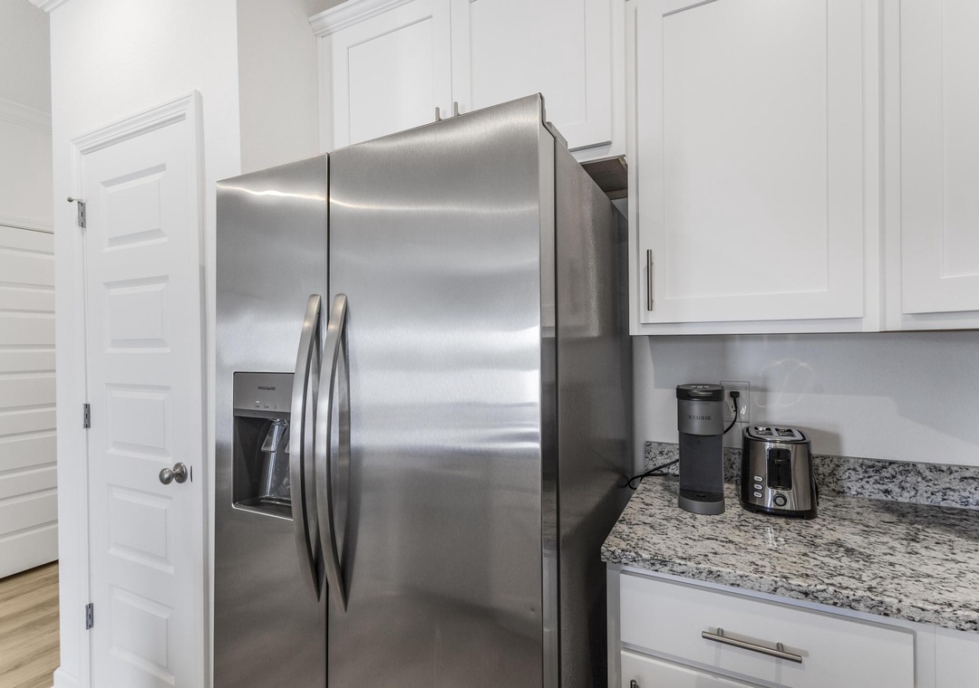 High-end appliances in the kitchen