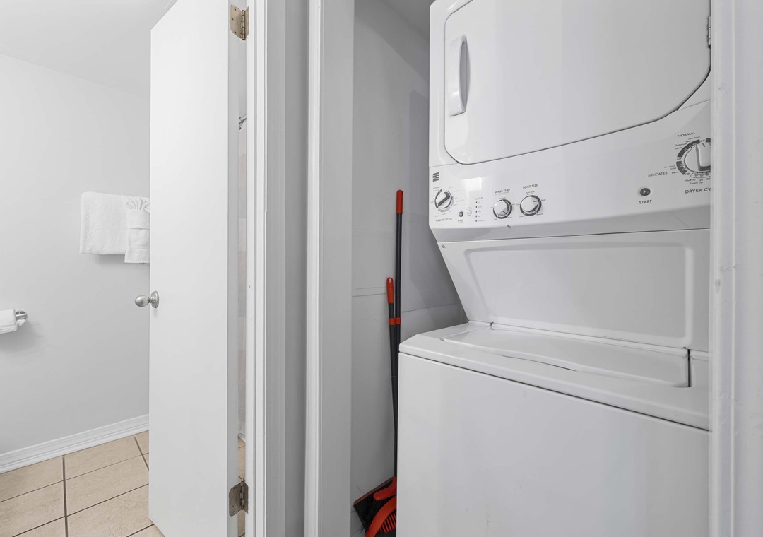 In-unit laundry