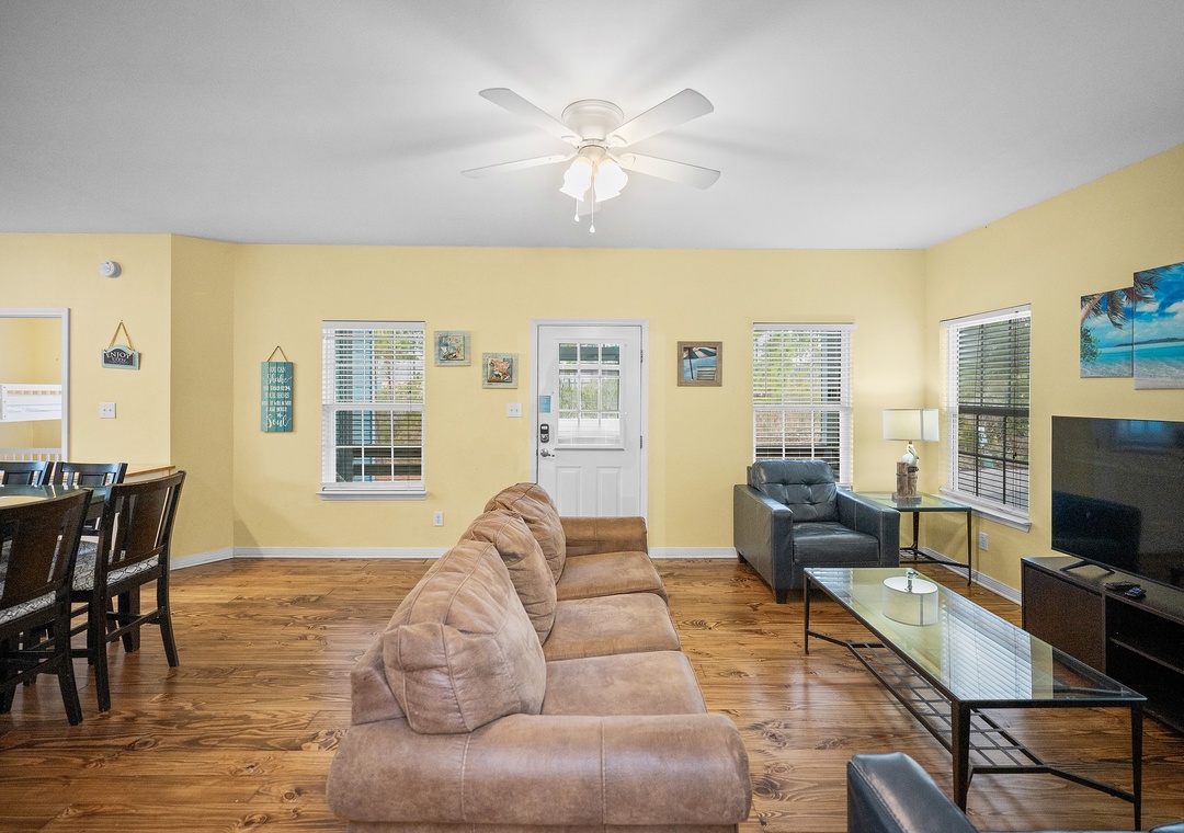 Comfortable living room seating