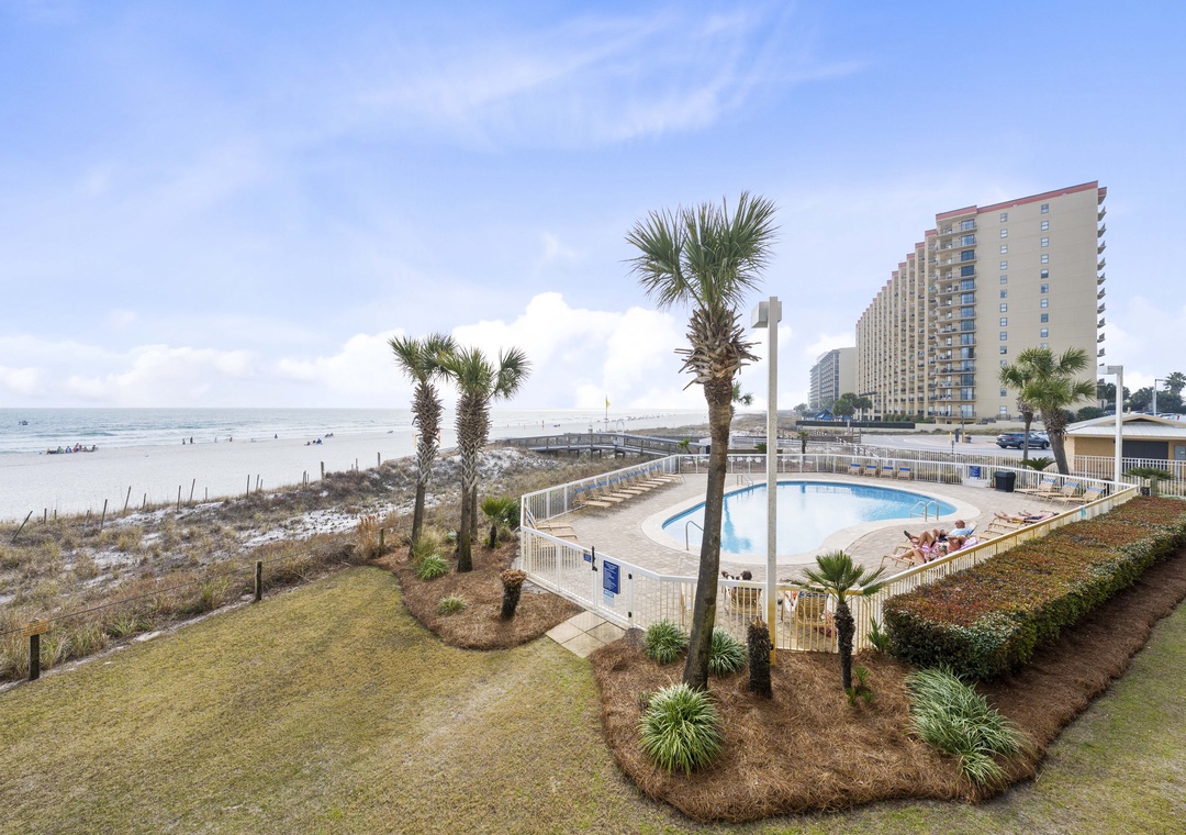 Enjoy the coastal views at Seaside Beach & Racquet 3205!