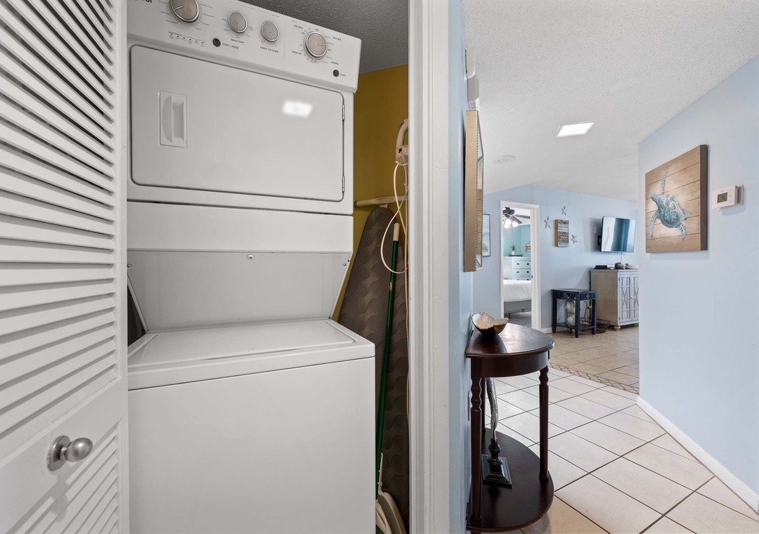 In-unit laundry