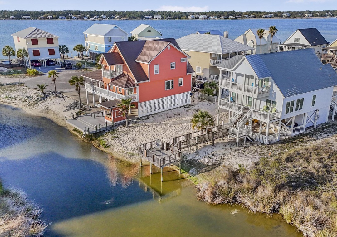 Aerial view of Happy Daze