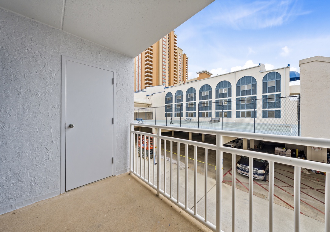 Private balcony