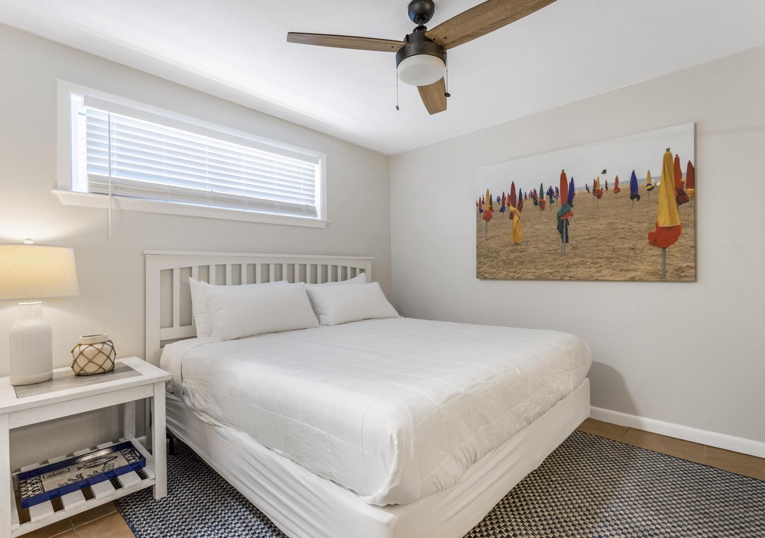 Bedroom with a king bed