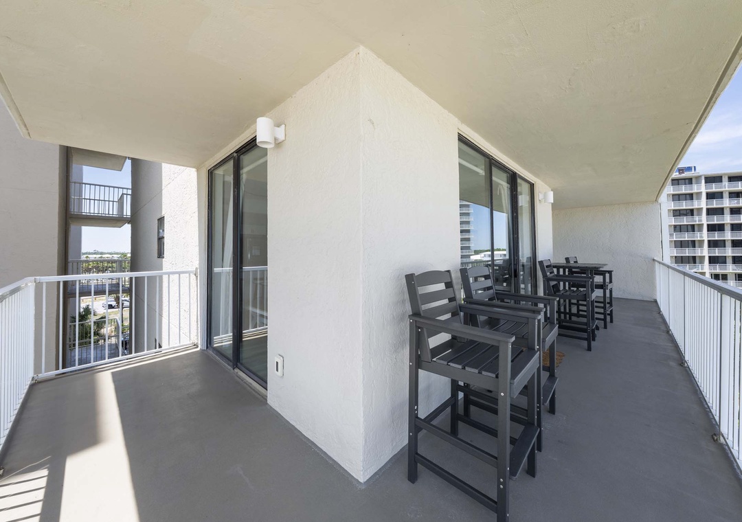 Balcony seating
