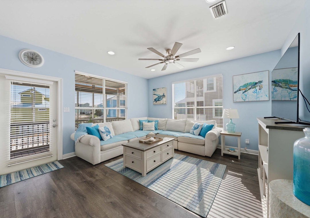 Comfortable living room seating