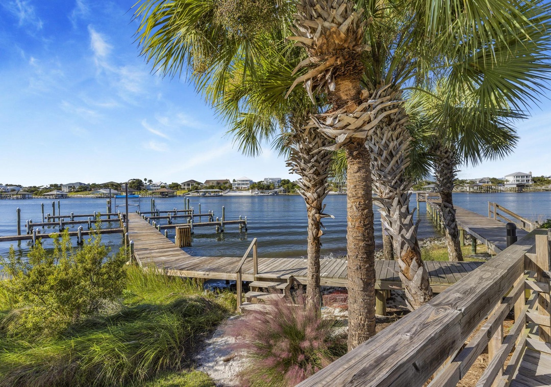Boardwalk over the river