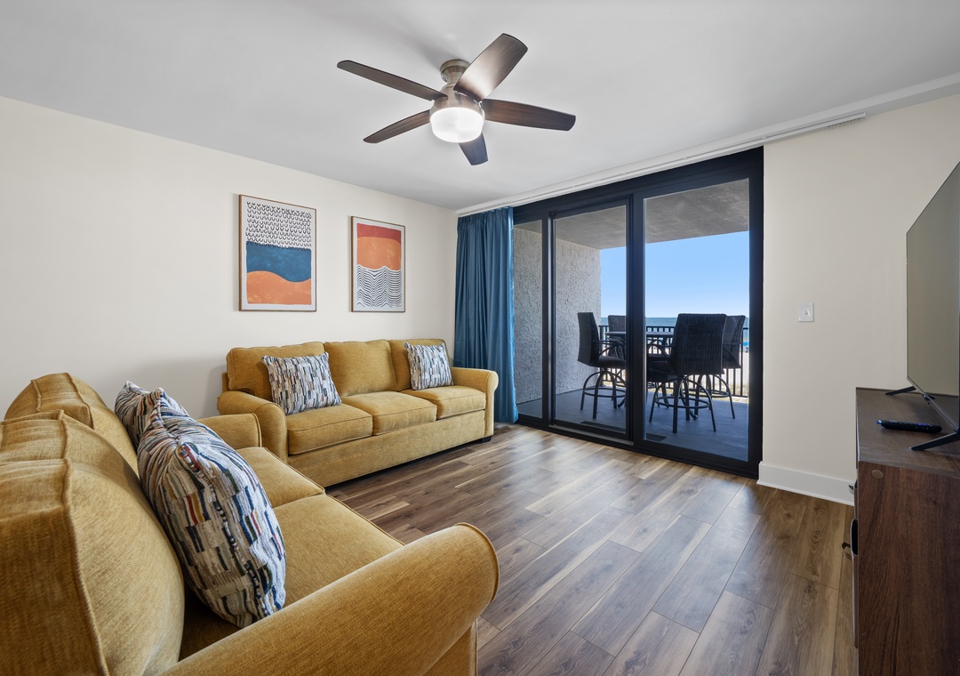 Comfortable living room seating