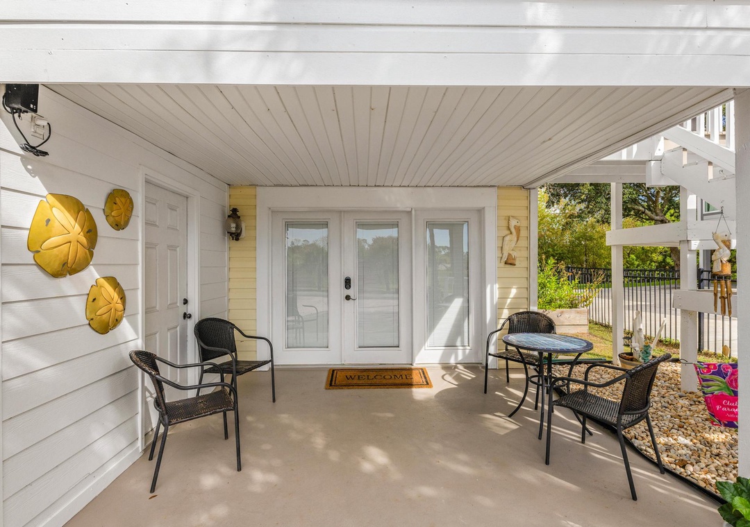 Ground floor patio