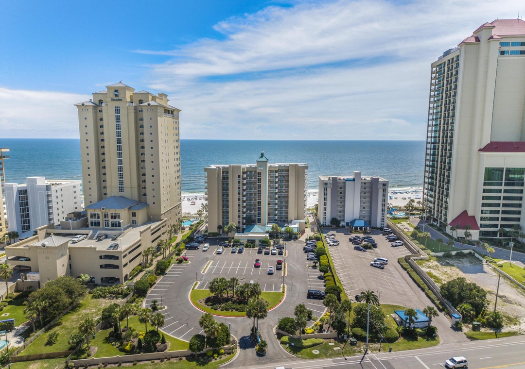 Aerial view of Romar Place