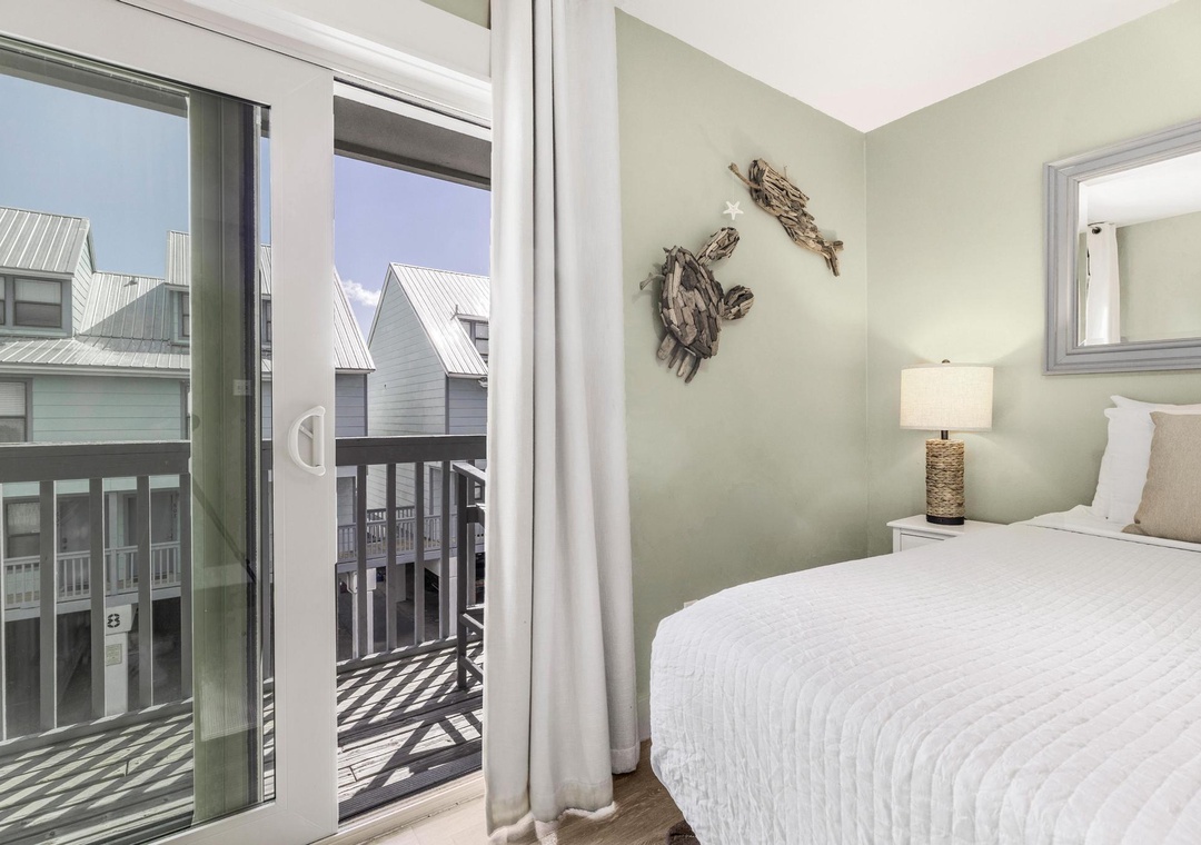 Guest bedroom 1 with balcony access