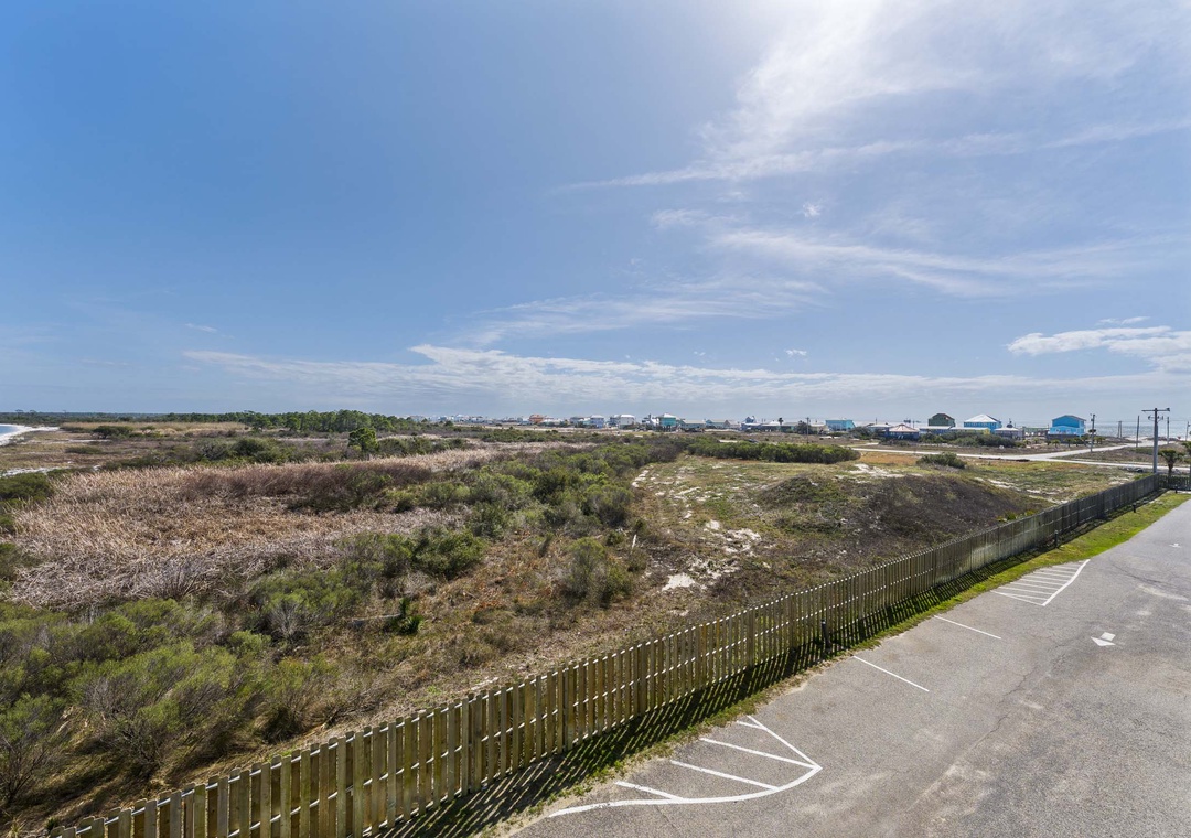 Enjoy the sunset from the balcony