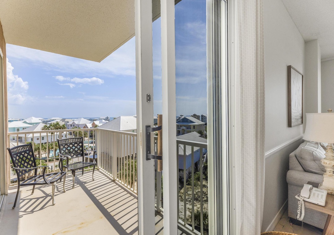 Private balcony