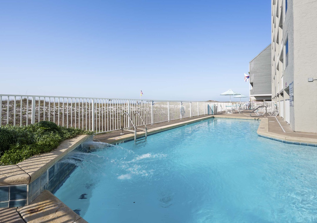 Beachfront pool at Castaways