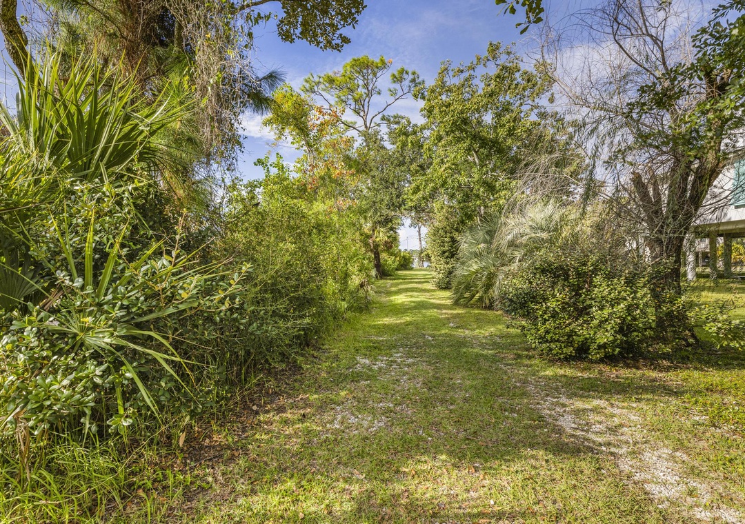Walkway to the community pier
