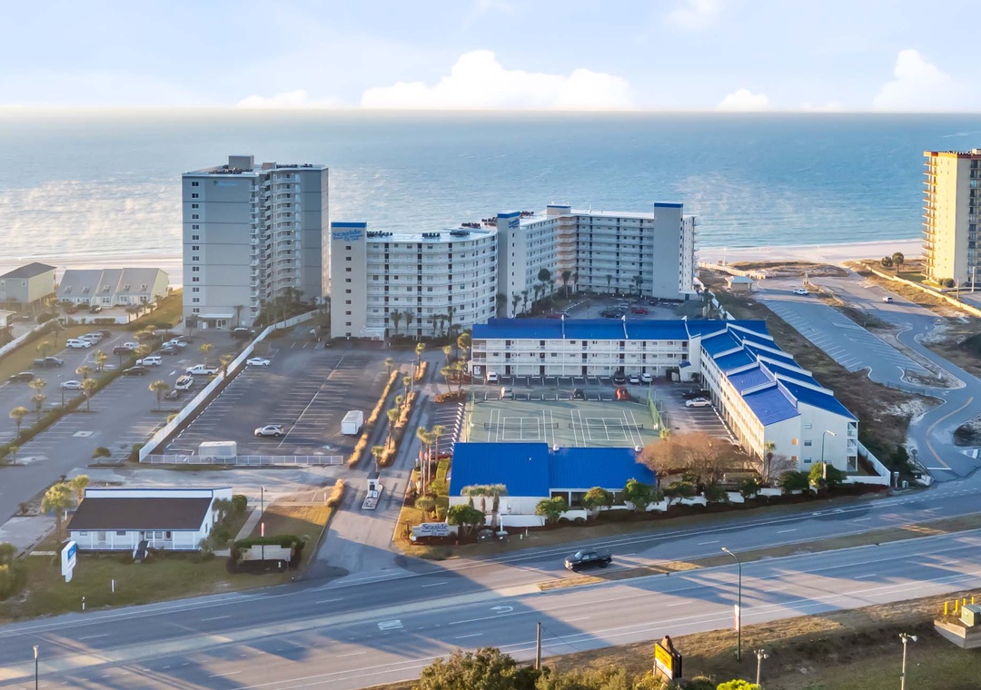 Aerial view of Seaside Beach & Racquet Club