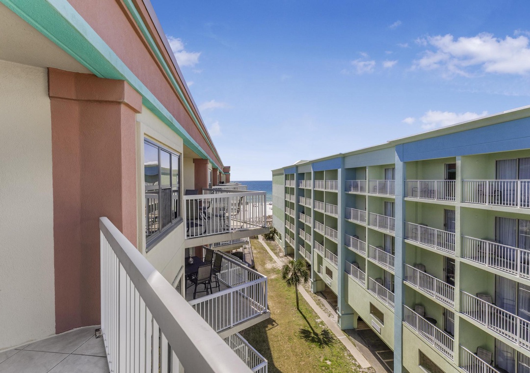 Peek-a-boo water views