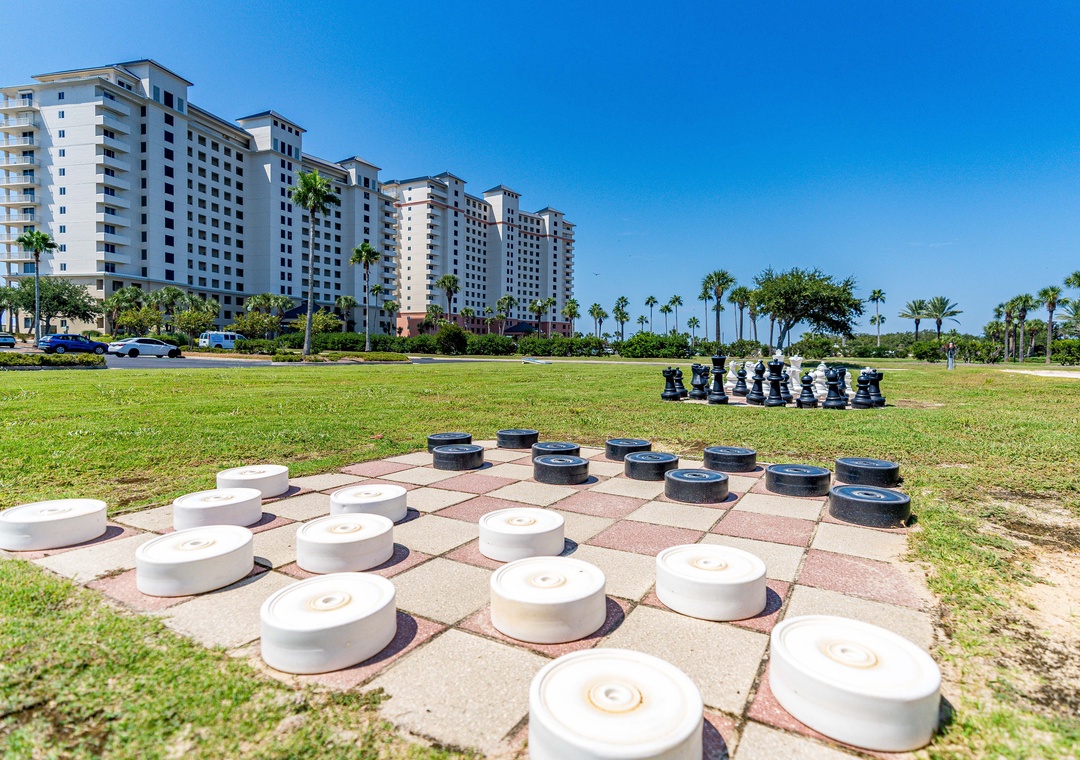 Life-size checkers