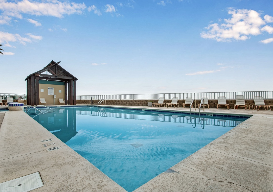 Take a dip in the community pool