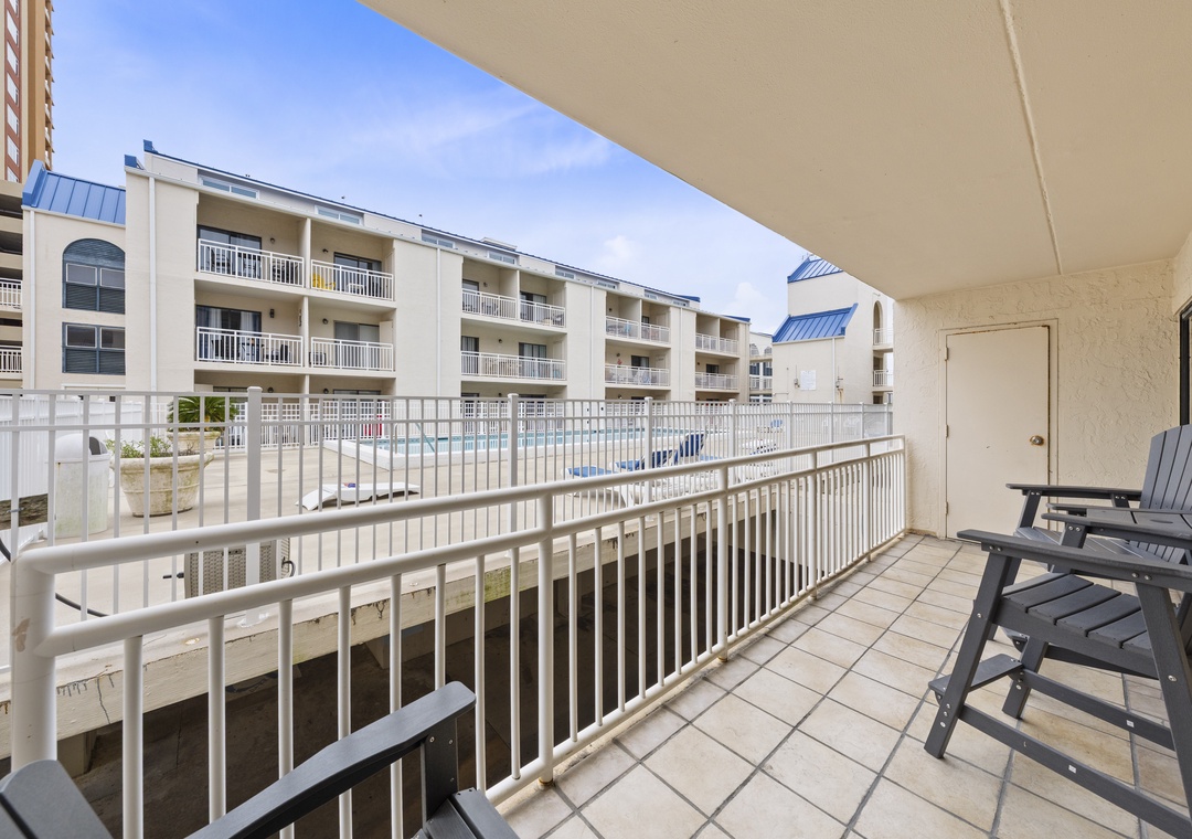 Private balcony