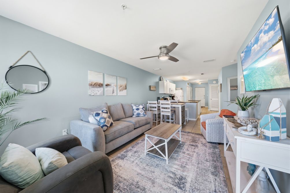 Plenty of seating in the living room