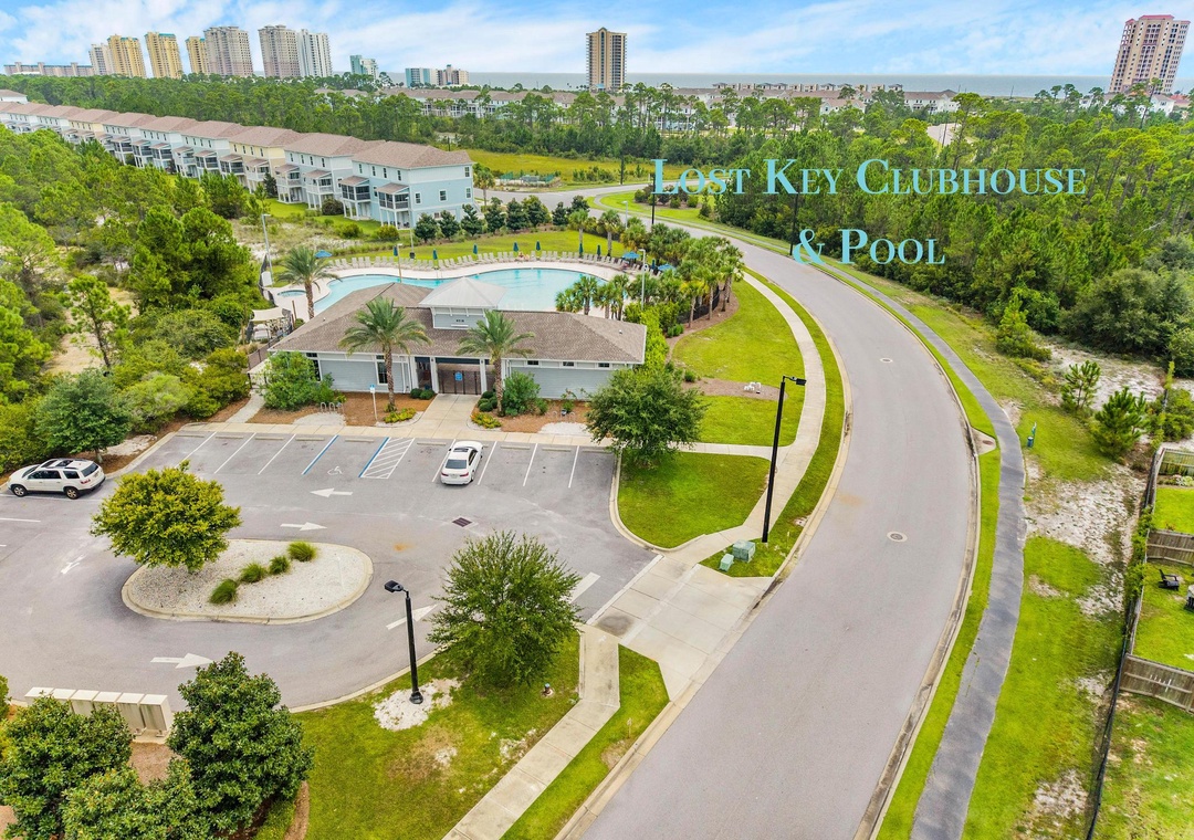 Lost Key clubhouse and pool