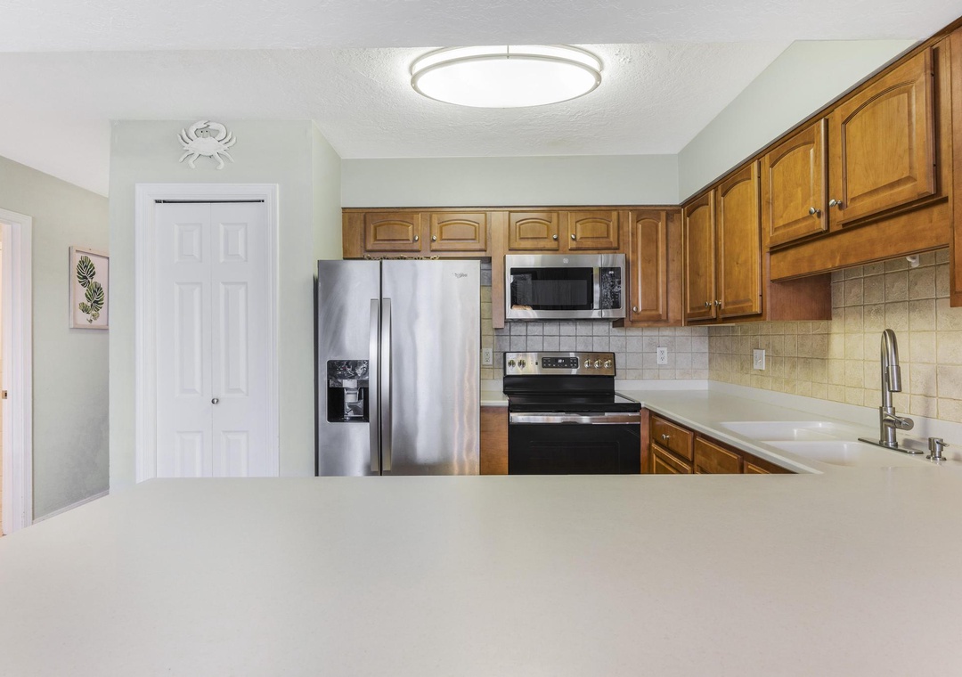Spacious kitchen