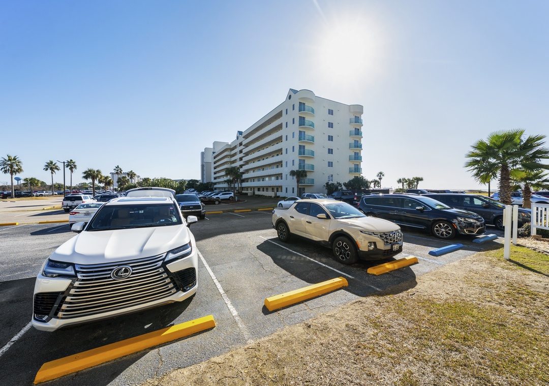 Parking right in front of the unit