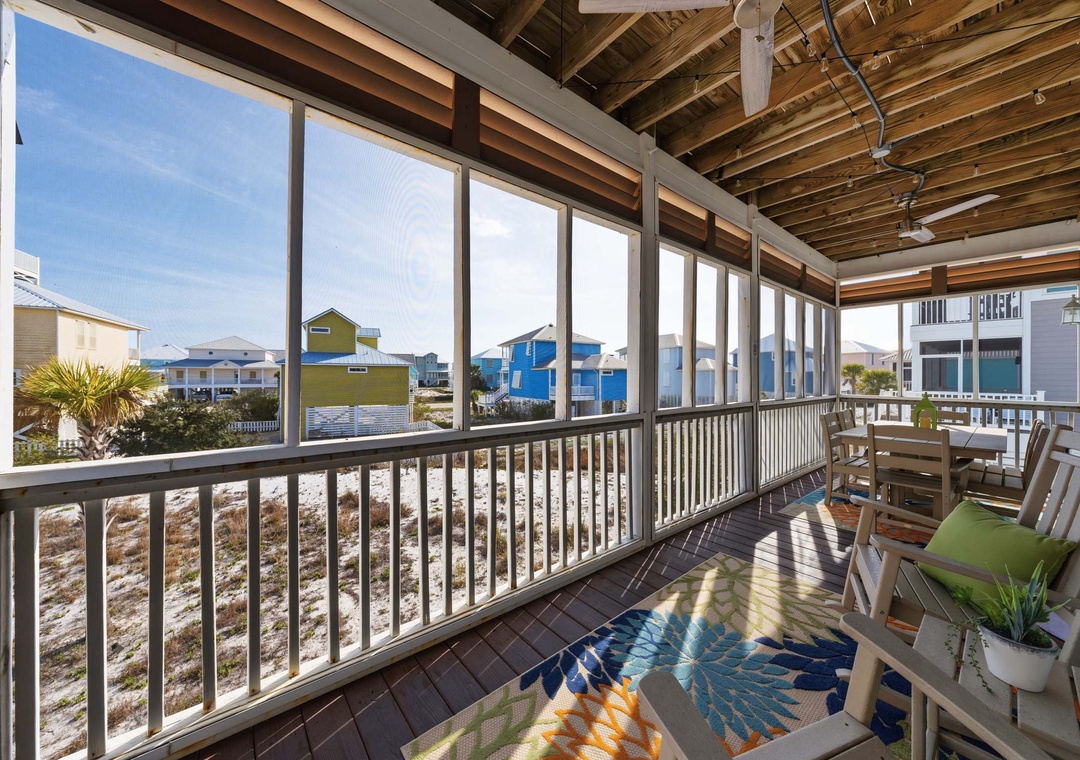 Enjoy the view from the porch