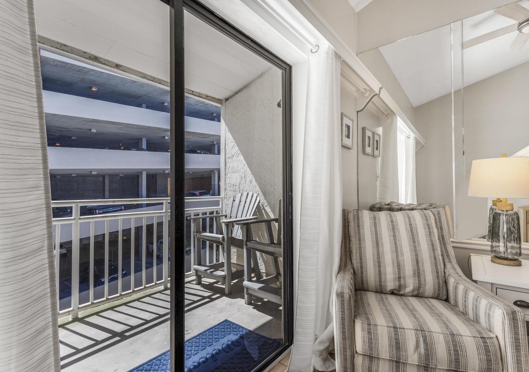 Living room with balcony access