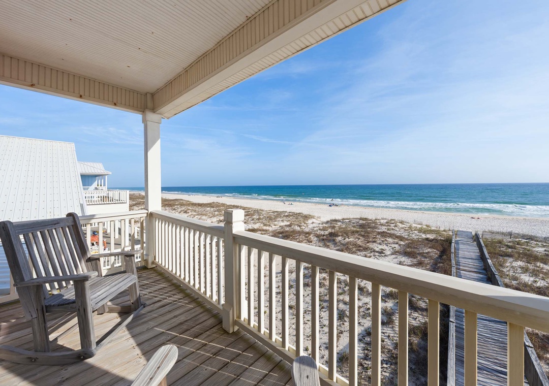 Private balcony with Gulf views