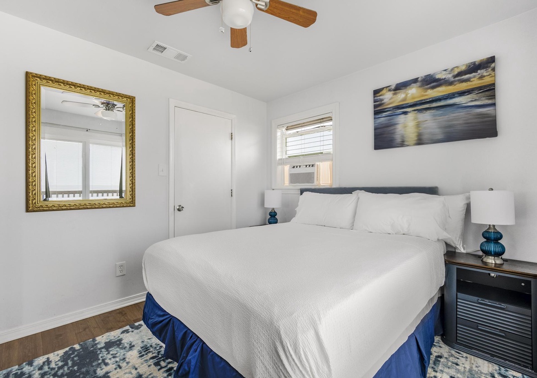 Full bed in guest bedroom 1