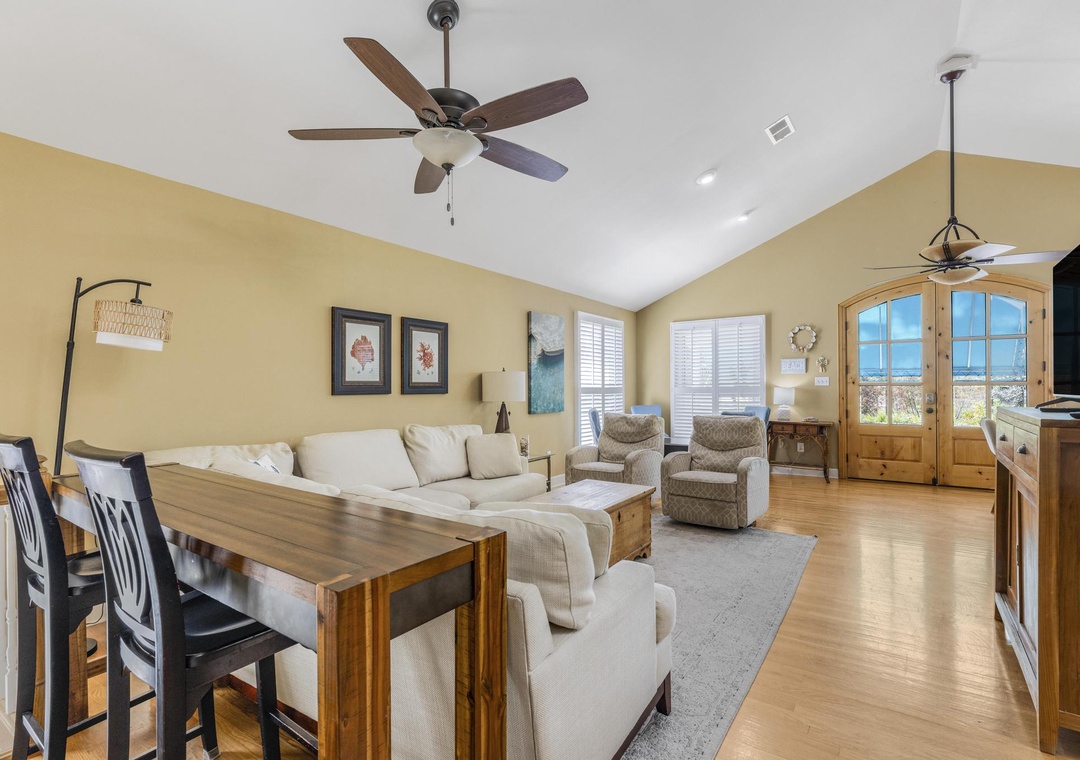 Spacious and open