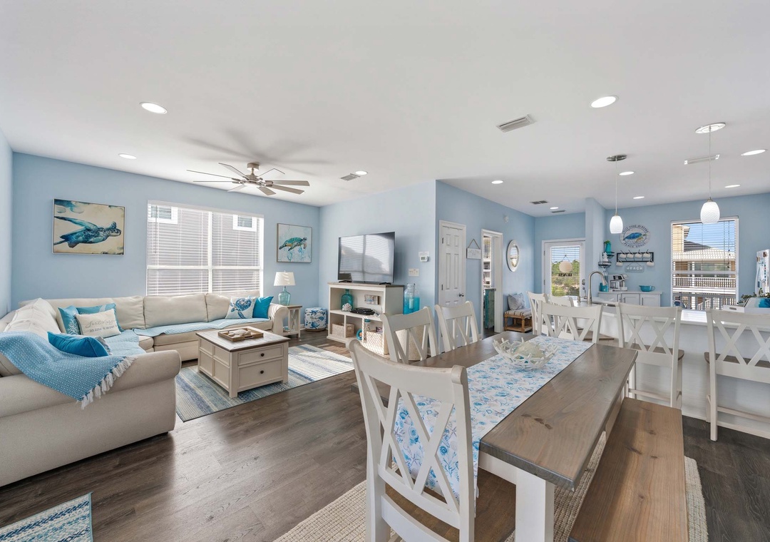 Spacious and open living space