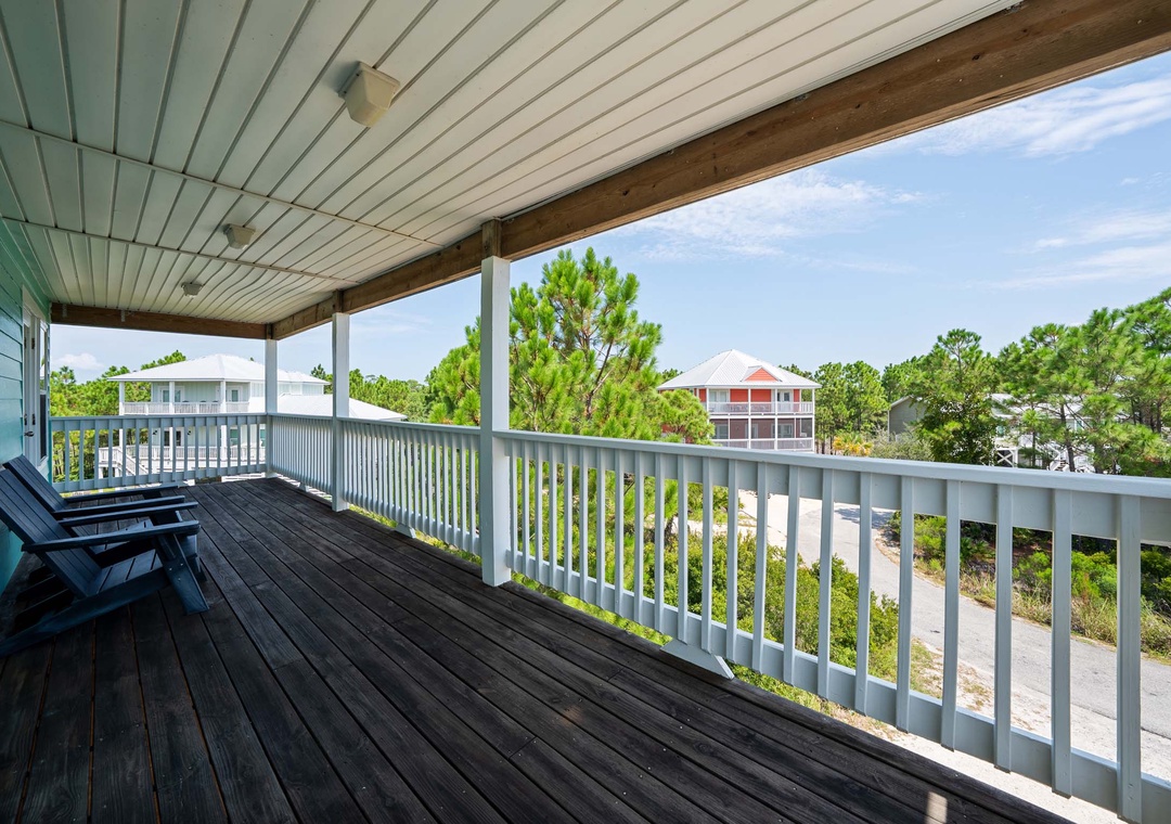 Second floor deck