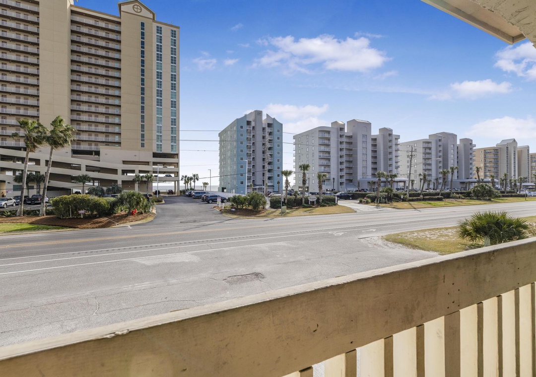 The beach is just across the street!