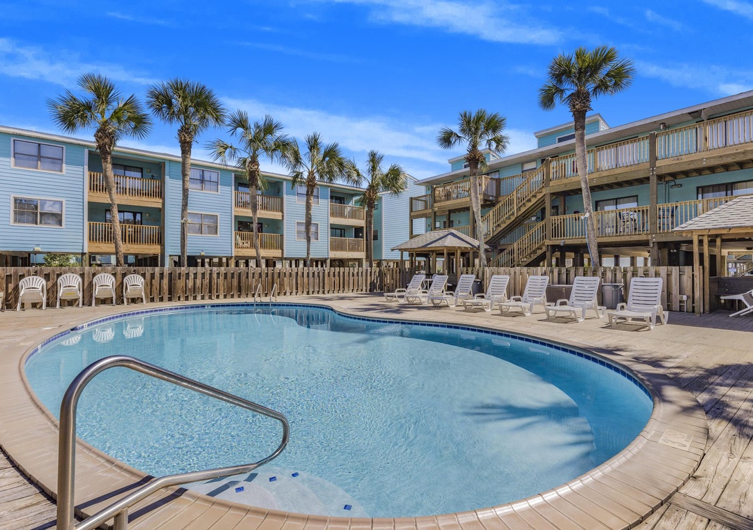 Community pool and sundeck