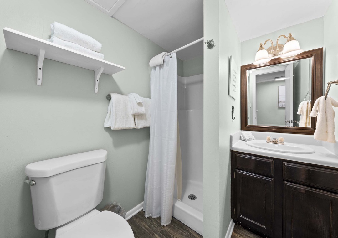 Full bathroom downstairs