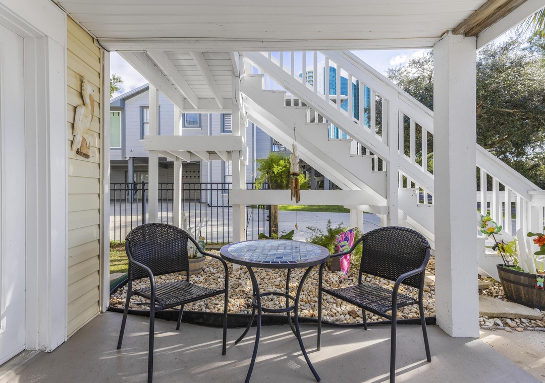 Ground floor patio
