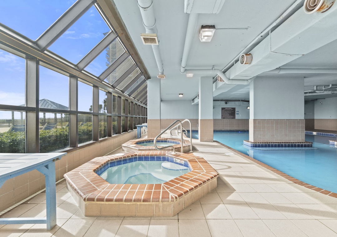 Indoor hot tubs
