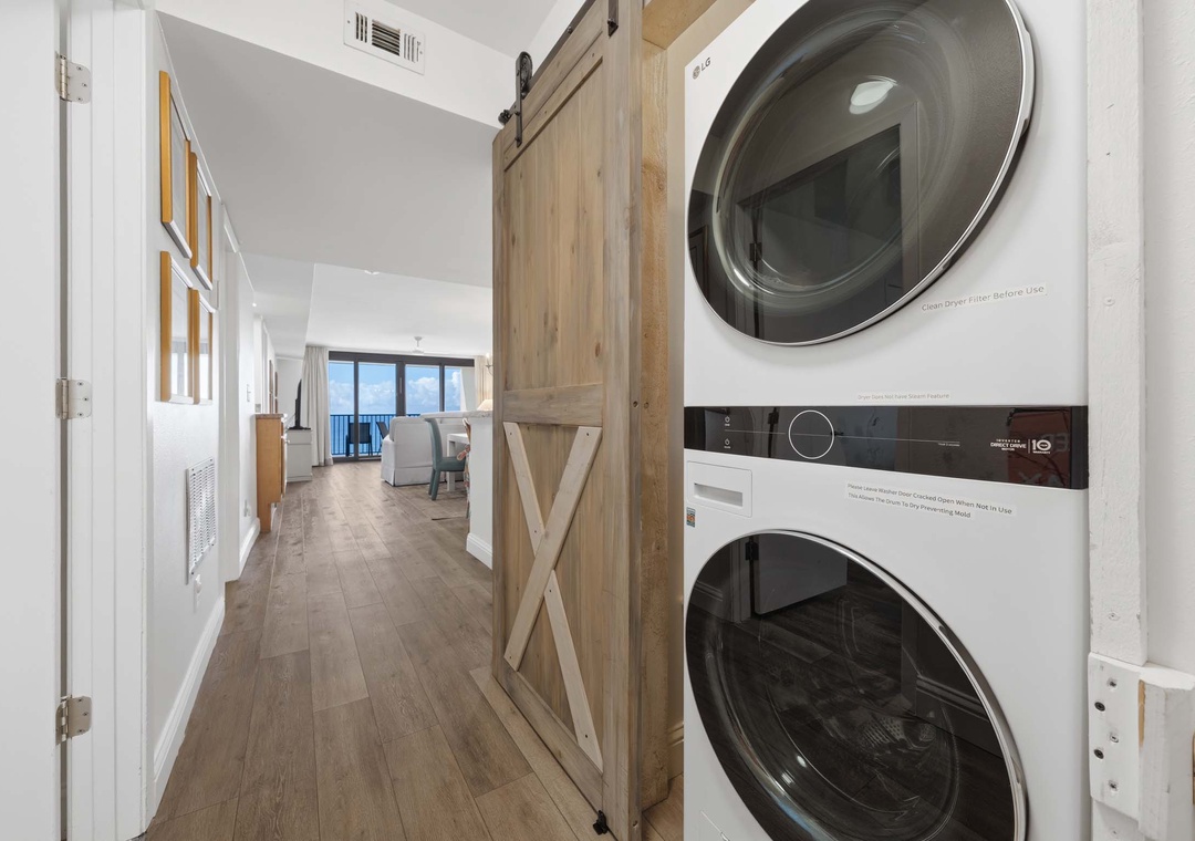 In-unit laundry