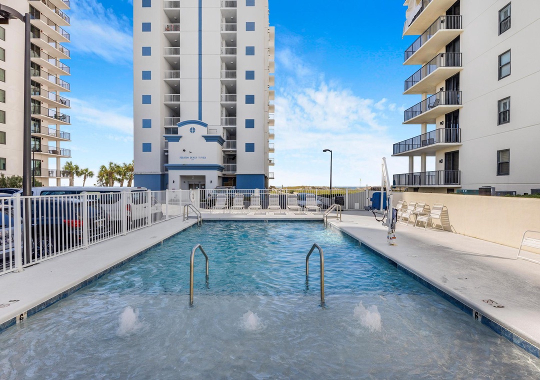 Community outdoor pool