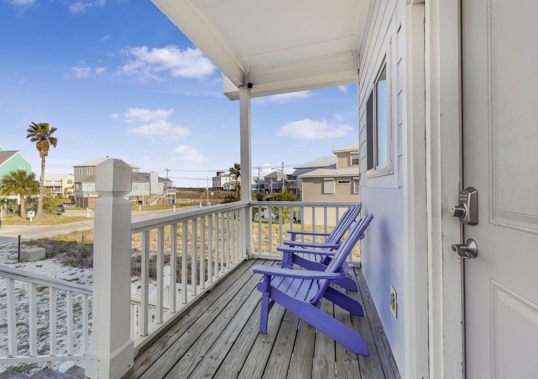 Second floor balcony