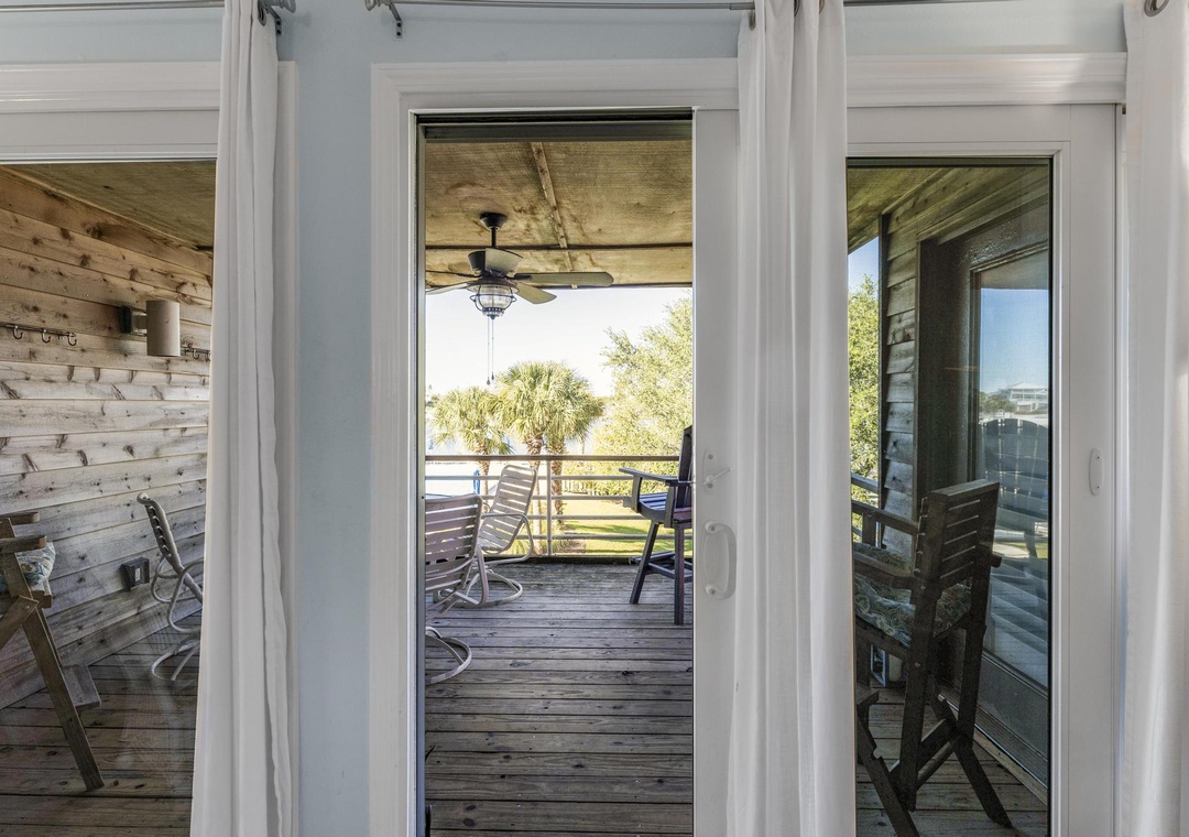 Balcony access from the living room