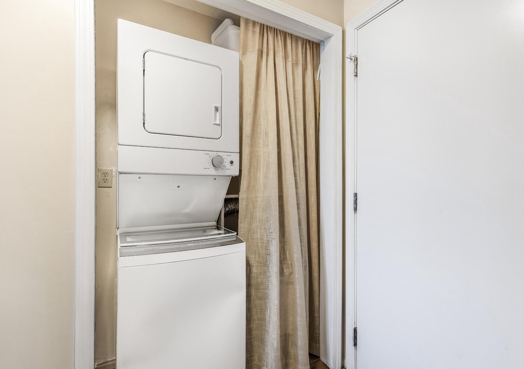 In-unit laundry